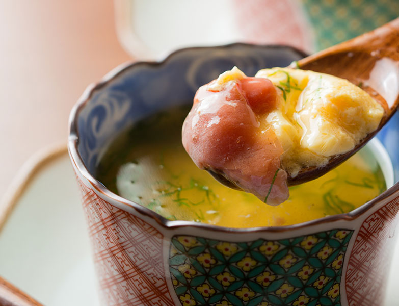 茶碗蒸し箸上げ